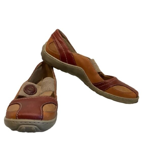 JOSEF SEIBEL LEATHER SLIP ON SHOES SIZE 39 || 8.5 - Picture 6 of 14